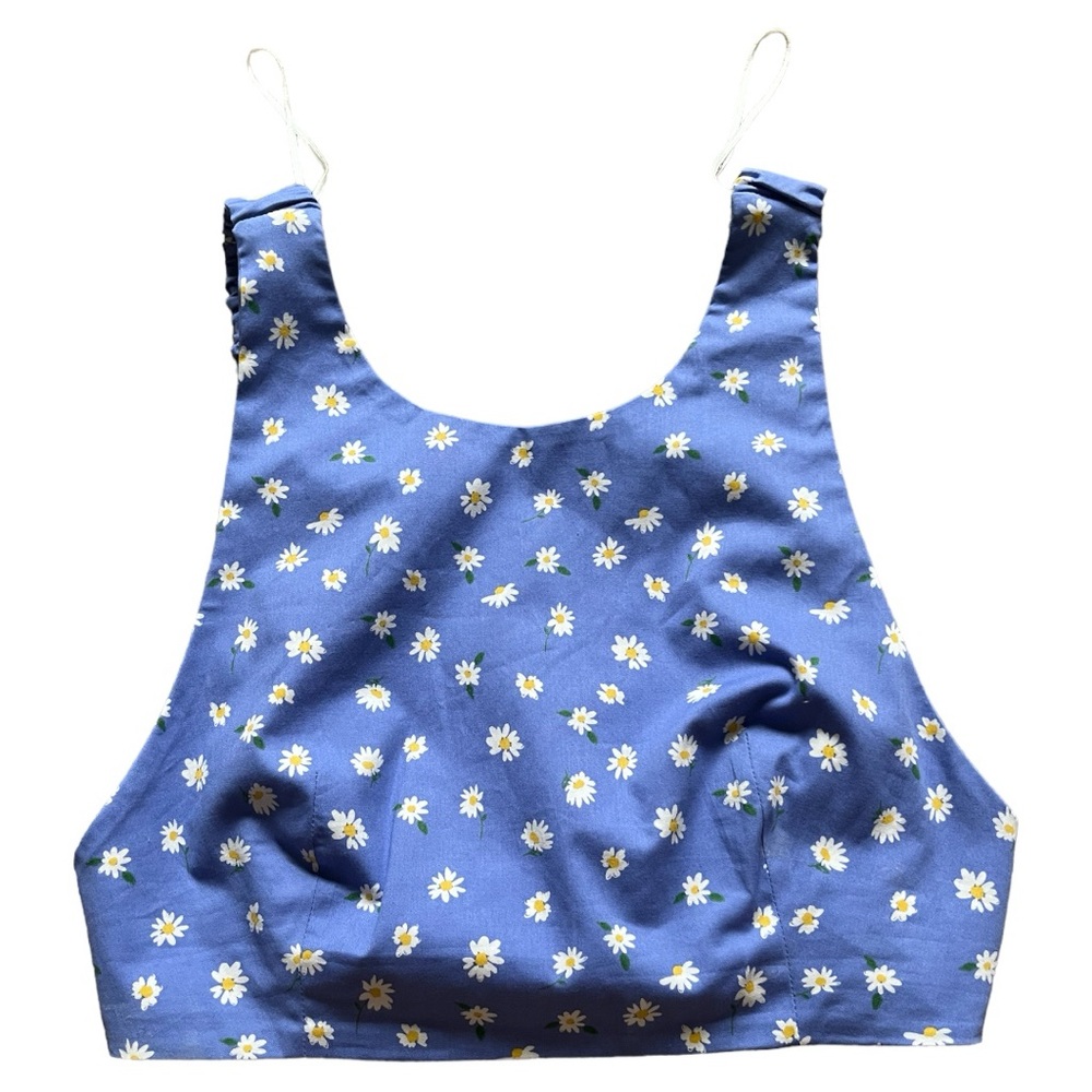 Zara Blue Floral Tank Top